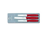 Victorinox GemüSemesser-Set 3-Teilig PräZise Klingen Ergonomische Griffe Rot