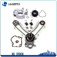 For Dodge 4.7L SOHC 99-04 Timing Chain Kit Cover Gasket Set Water and Oil Pump