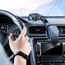 Car Phone Holder, Air Vent & Dashboard Mount, Universal Adjustable Stand