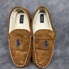 Polo Ralph Lauren Declan Pony Slipper Mens Size 12M Slip On Brown