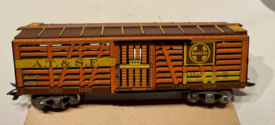 Marx 13549 A.T.&S.F. Stock Car - 3/16” scale - Image 2 of 4