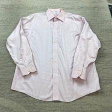 VTG Brooks Brothers Oxford Button Shirt 17 - 4/5 Pink OCBD Formal Prep Mens 90s