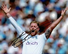 Ben Stokes Signed 10x8 Photo – England Cricket Superstar – AFTAL COA – (2553)