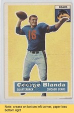 1956 Topps George Blanda #11 HOF READ m5x