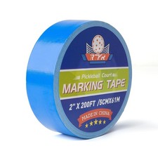 Pickleball Court Tape 200ft 2Inch Marking Kit Non Residue Temporary Outdoor