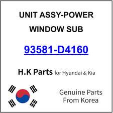 Genuine 93581-D4160 UNIT ASSY-POWER WINDOW SUB for Hyundai / Kia
