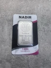 1 troy oz silver bullion bars.999 NADIR FINE SILVER