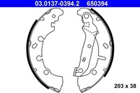 ATE Bremsbackensatz 03.0137-0394.2