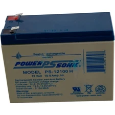 NEW Power Sonic PS-12100 H Sealed Rechargeable Battery 12V 10.5 Amp Hr 