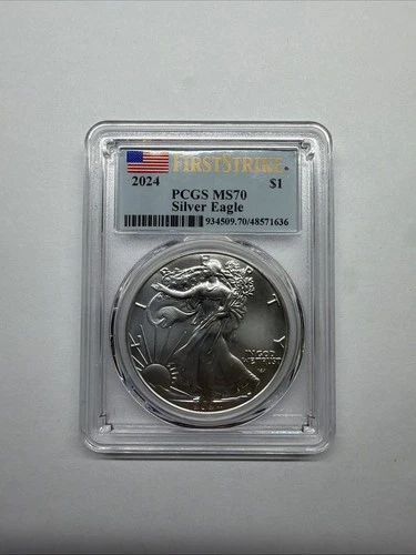 Photo of a 2024 American Silver Eagle from an eBay listing that sold on Jul 23, 2026