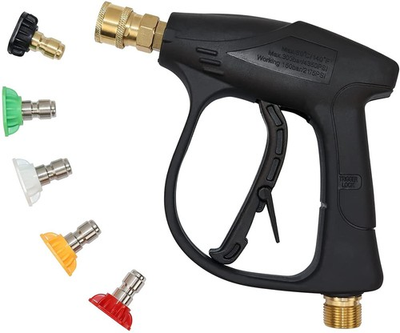 #ad #ad High Pressure Washer Gun 4350 PSI Power Spray Gun with 5 Quick Connect Nozzles $6.79