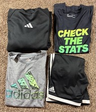 Adidas Under Armour Boys Activewear Bundle Size M Shorts Hoodie Shirt Lot