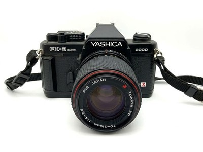 Yashica FX-3 Super 2000 + Tokina 70-210mm f/4-5.6 Kit Set Analog SLR 35mm Kamera
