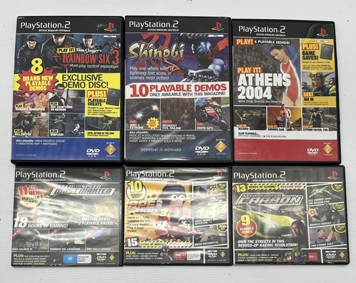 PlayStation Magazine PS2 Game Demo Discs Lot Rare Bundle READ - Picture 1 of 6