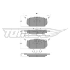 Satz Bremsbeläge Bremsklötze vorne für Seat Arona KJ7 Ibiza 4 6J8 5 24083723