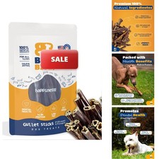 Best Bite 6" Gullet Sticks Dogs 25-Pack All Natural Beef Esophagus Chews