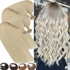 THICK Nano Ring Tip Human Hair Extensions Micro Loop Nano Beads Link Blonde 150g