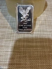 Silver Bald Eagle Bar .999 fine silver 5 troy oz. bar