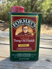 Formby's Traditional Tung Oil Furniture Finish Low Gloss 16 fl oz ~Full Can~
