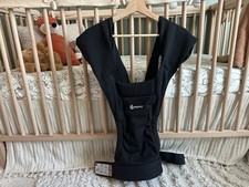 Ergobaby Embrace Cozy Newborn Baby Wrap Carrier (7-25 Pounds) Knit Pure Black