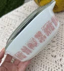 PYREX Pink Amish Butterprint #471 with LID 1 Pint Dish Vintage & RARE! READ