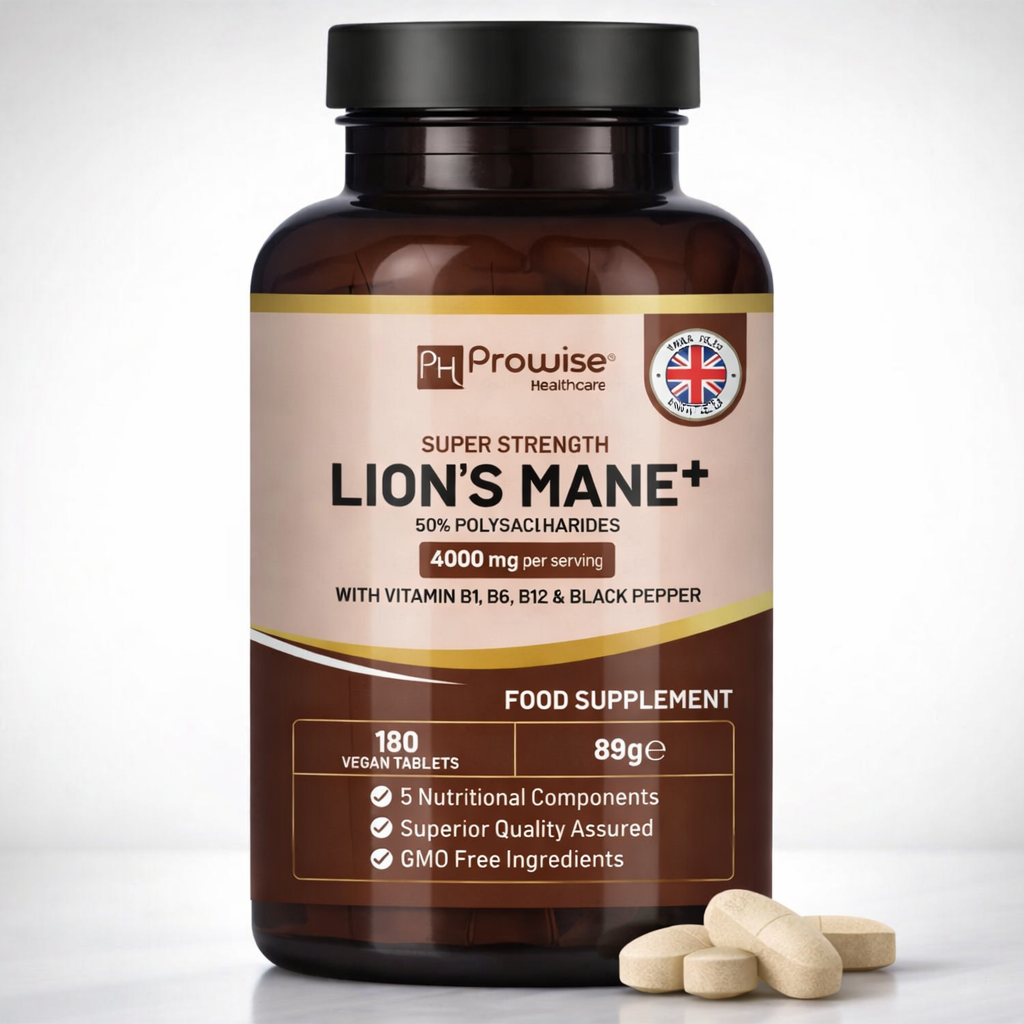 Prowise Healthcare Lions Mane Mushroom Supplement 4000Mg - White - Image 5