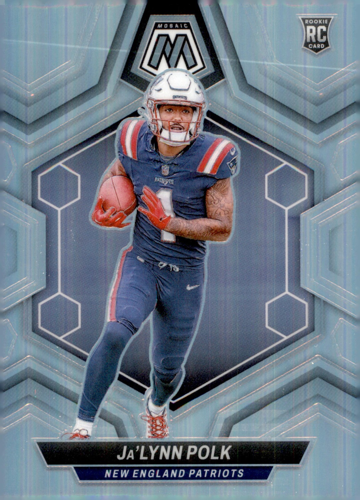 2024 Panini Mosaic - Rookies Ja'Lynn Polk #337 Silver Prizm (RC)