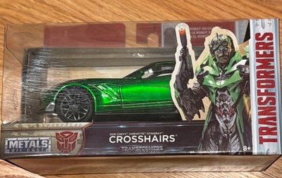 NEW JADA 1:32 DIE CAST TRANSFORMERS CROSSHAIRS 2016 CORVETTE Green VEHICLE