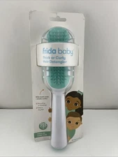 Frida Baby THICK or CURLY Hair Detangler Brush Toddler Kids *READ MORE* Green