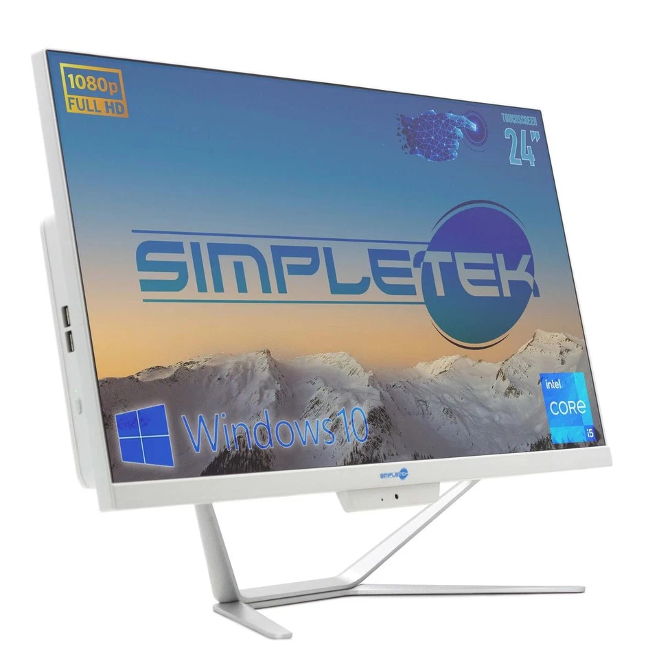 AIO All In One Touch Screen I5 24" 40GB 120GB HD Win 10 PC Computer Touchscreen - Image 2 of 4
