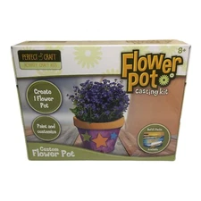 Perfect Craft Custom Paint DIY Flower Pot Casting Kit 