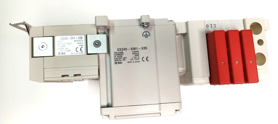 SMC EX245-SIB1-X35+3X EX245-DX1-X36 1X VQC2011NY-5-X10 1X VQ2401NR-5-X74 MODUL - Image 4 of 4
