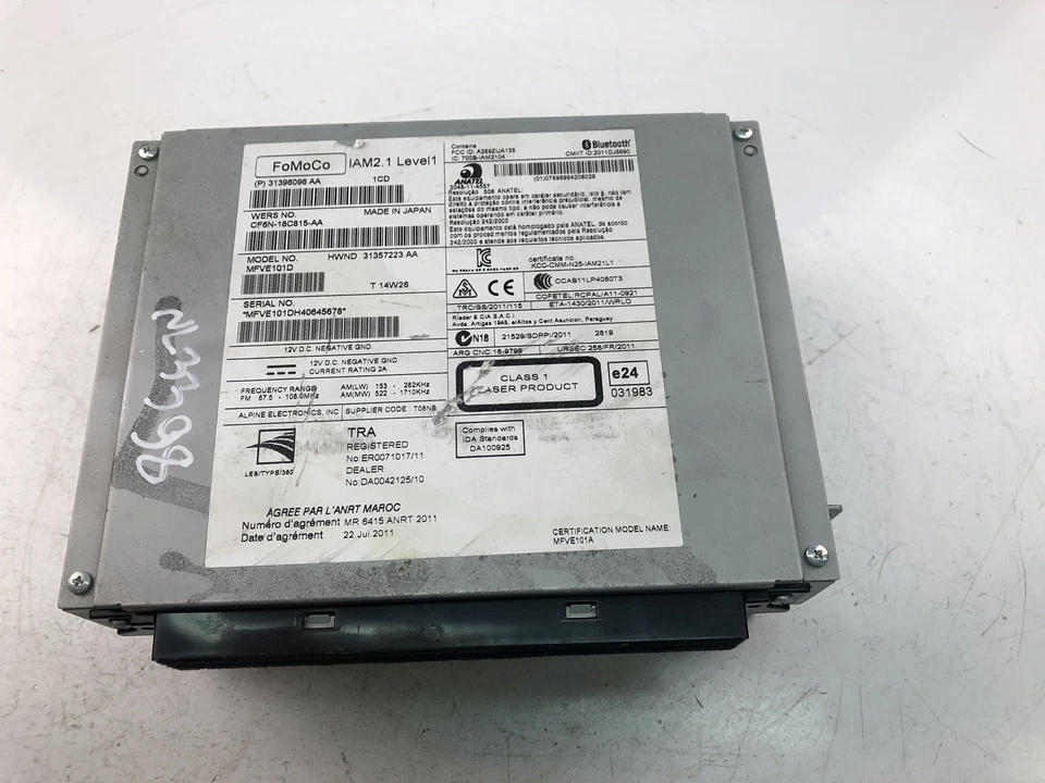 VOLVO V40 Hatchback Musik-Player mit GPS 31396096AA 2015 18152065 - Bild 3 von 4