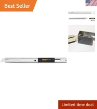 Ultra-Slim 9mm Retractable Utility Knife with Snap-Off Blade - Easy Replacement