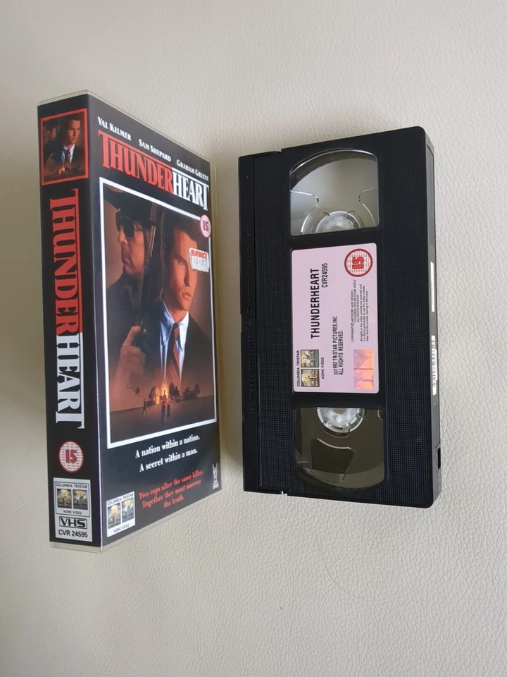 Thunderheart VHS PAL Video 1996 Val Kilmer Sam Shepard Columbia - Image 2 of 4
