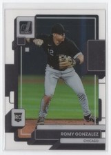 2022 DONRUSS CLEARLY BASEBALL Romy Gonzalez Rookie Chicago White Sox #78 R13