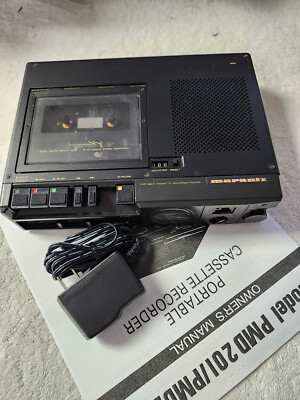 Clean Rebuilt Marantz PMD201 Full & 1/2 Speed Cassette Recorder