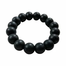 Lil' Jumbl Baby Teething Bracelet (BT002) Metallic BLACK