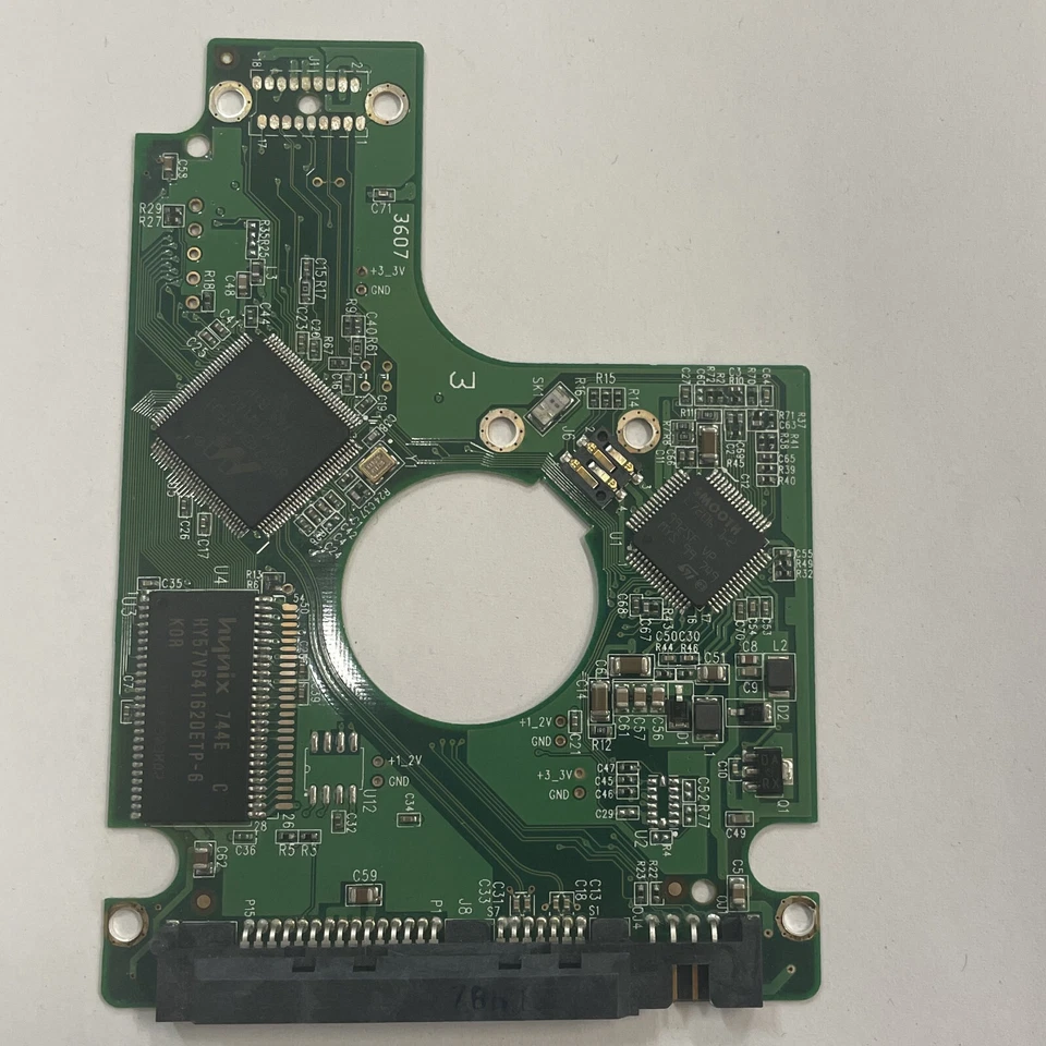 WD WD2500BEVS 2.5" SATA HDD PCB Board 2060-701499-000 REV A FW T0 0XR812 - Image 4 of 4