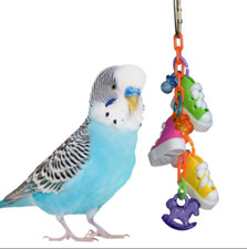 Baby Steps Bird Toy, Small Bird Size, 6.5" x 2" Bird Toy, Shreddable Parrot Toy