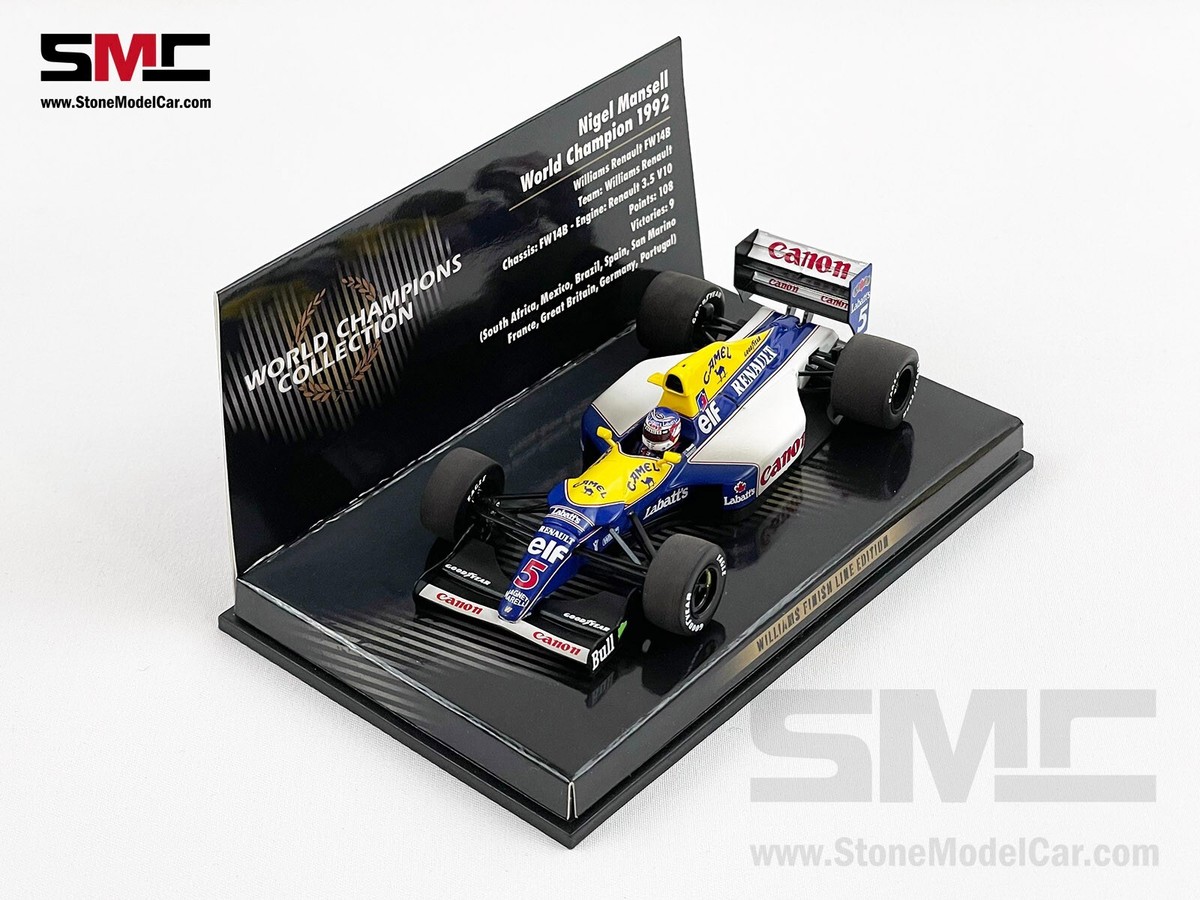 Williams F1 FW14B #5 Nigel Mansell 1992 World Champion 1:43 Williams F1 FW14B #5 Nigel Mansell 1992 World Champion 1:43