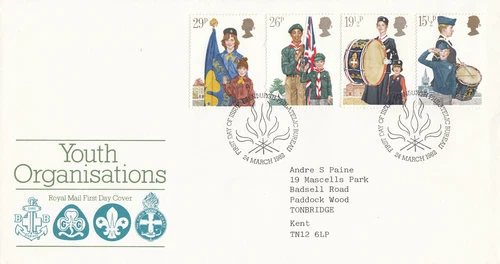Youth GB RM FDC Bureau 1982 (133359)