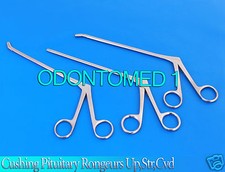 3 Pcs Cushing Pituitary Rongeurs 8" 4x10mm Cup ,Up.Str,Down Ent Surgical Instru