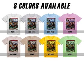 Toki - 8 bit NES Game Art T-Shirt 8 Colors Sizes S-5XL