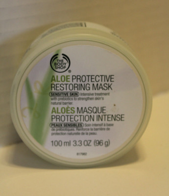 The Body Shop Aloe Protective Restoring Mask Sensitive Skin 3.3 oz New Old Stock