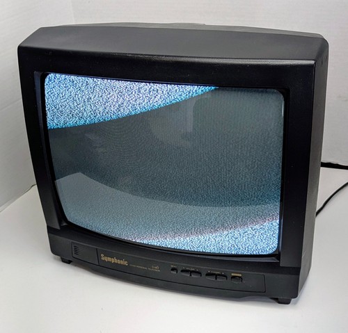 Vintage Retro Gaming TV - Symphonic ST413B - 13" CRT Television - WORKING GREAT