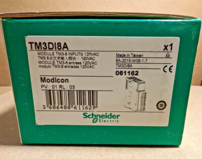 Schneider Electric TM3DI8A Modicon PLC 8 point Input Module New in Box 1PCS