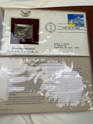 Golden Replicas of the United States Stamps 22kt gold 1980 1981