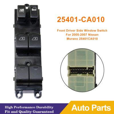 25401-CA010 Elektrischer Fensterheberschalter für Nissan Murano 3.5L V6 CVT 2WD