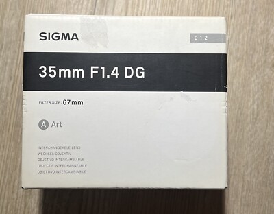 Sigma 35mm f1.4 DG HSM Art Pentax